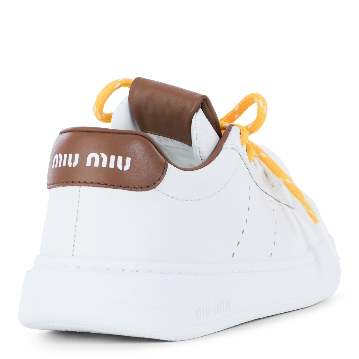 WHITE LEATHER SNEAKERS