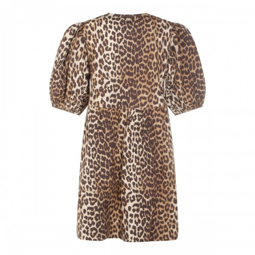 LEOPARD COTTON DRESS