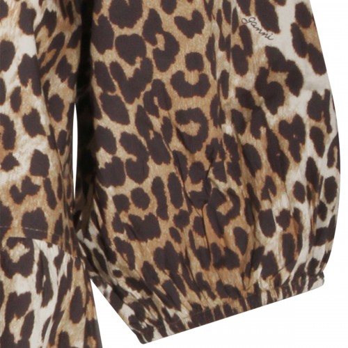 LEOPARD COTTON DRESS