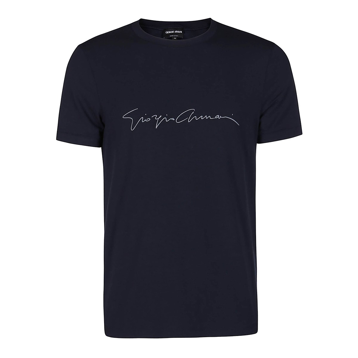 NAVY BLUE COTTON T-SHIRT