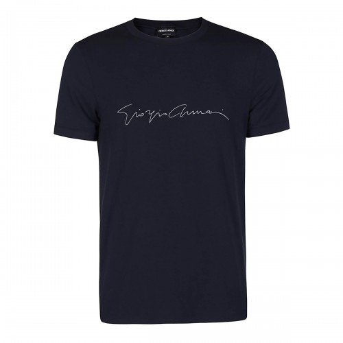 NAVY BLUE COTTON T-SHIRT