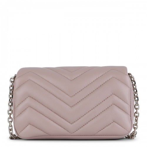 PINK LEATHER MINI BAG