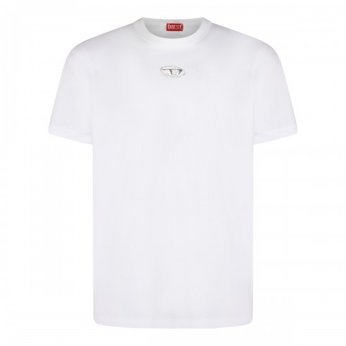 WHITE COTTON T-SHIRT
