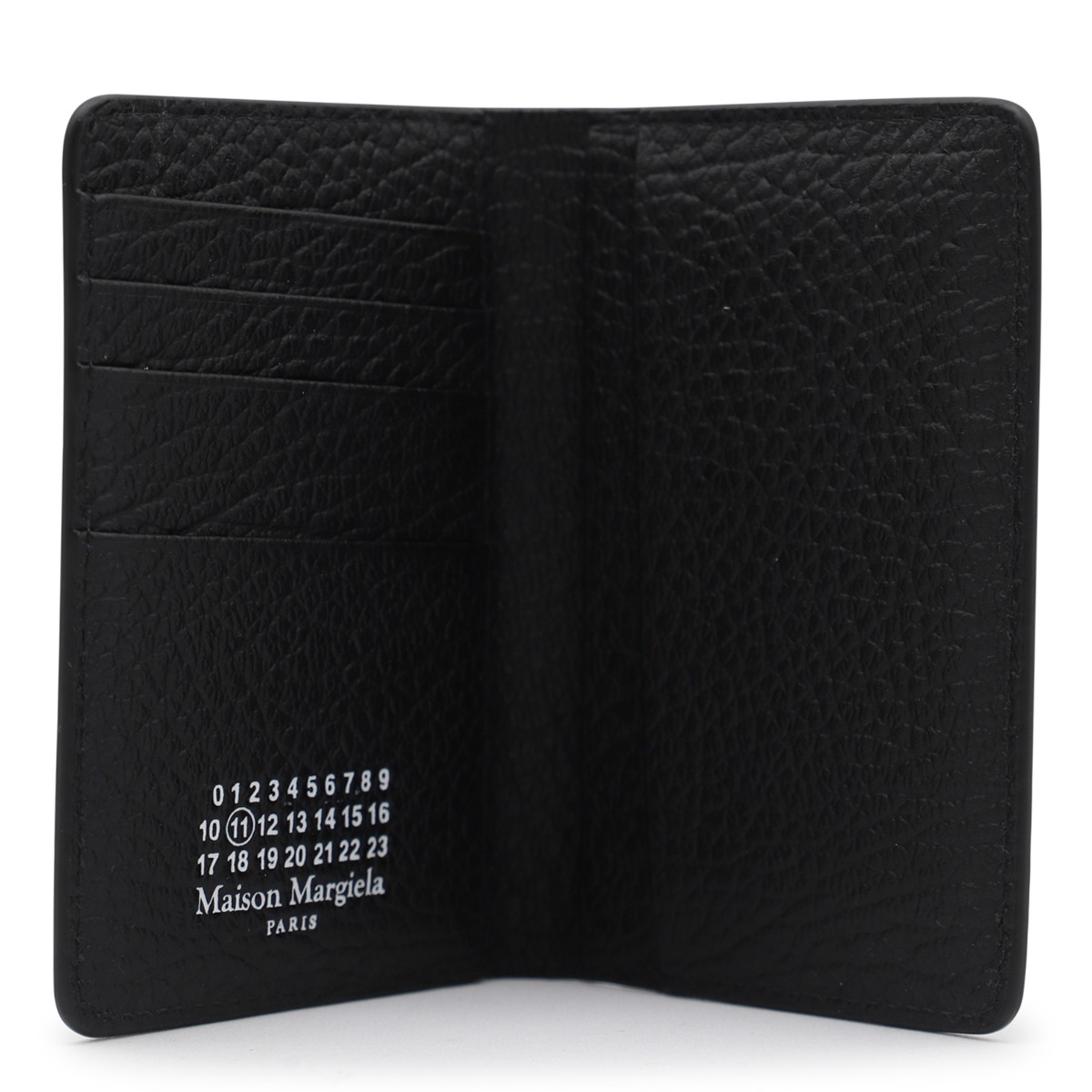BLACK LEATHER CARD HOLDER