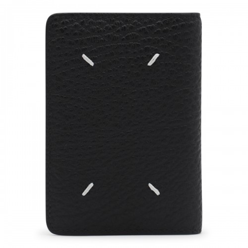 BLACK LEATHER CARD HOLDER