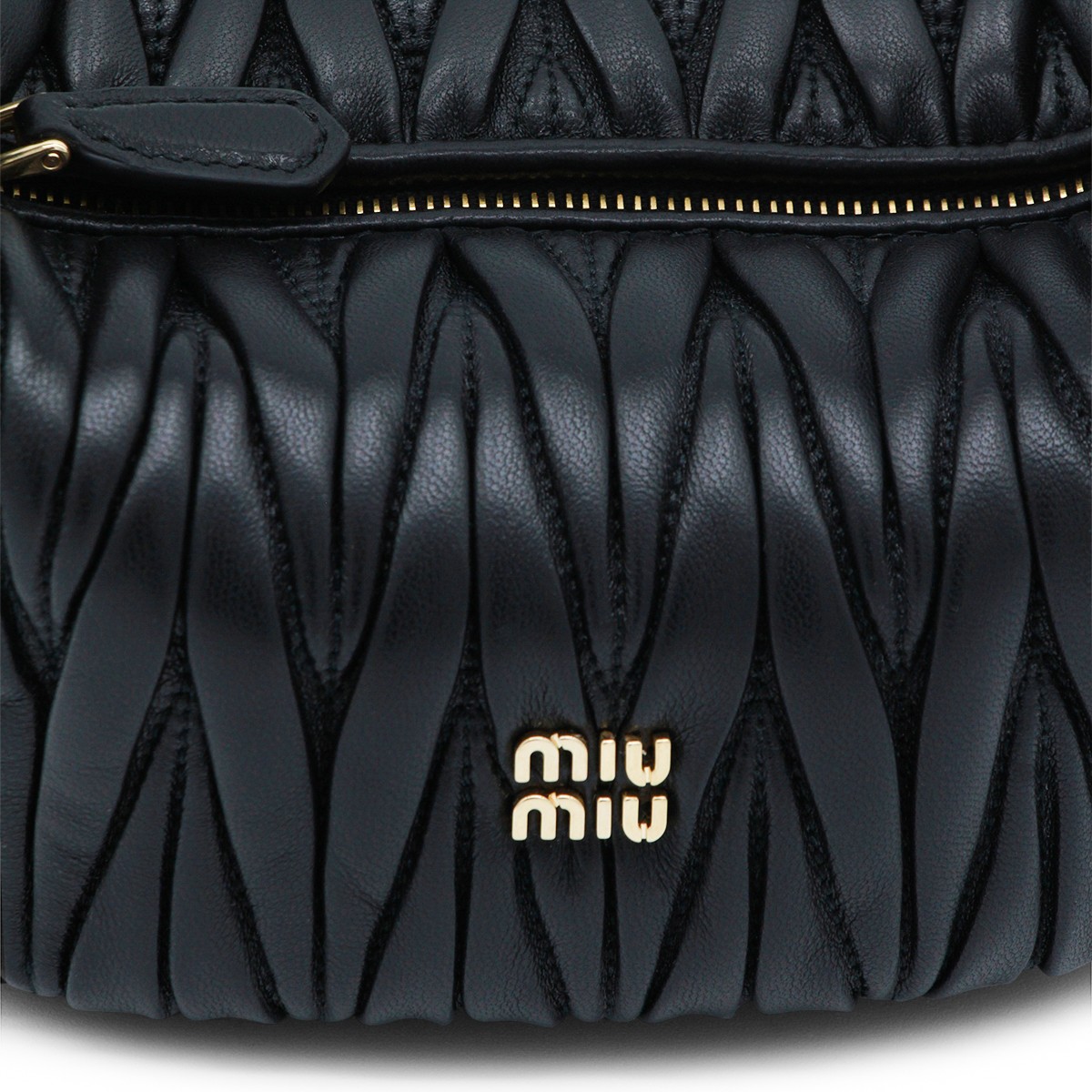 BLACK LEATHER MINI BAG