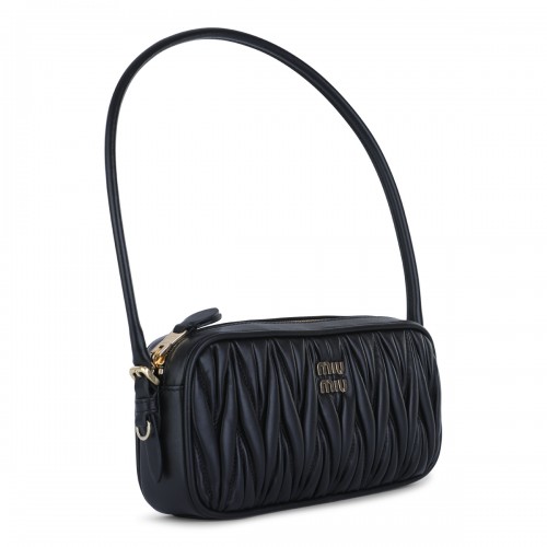 BLACK LEATHER MINI BAG 2