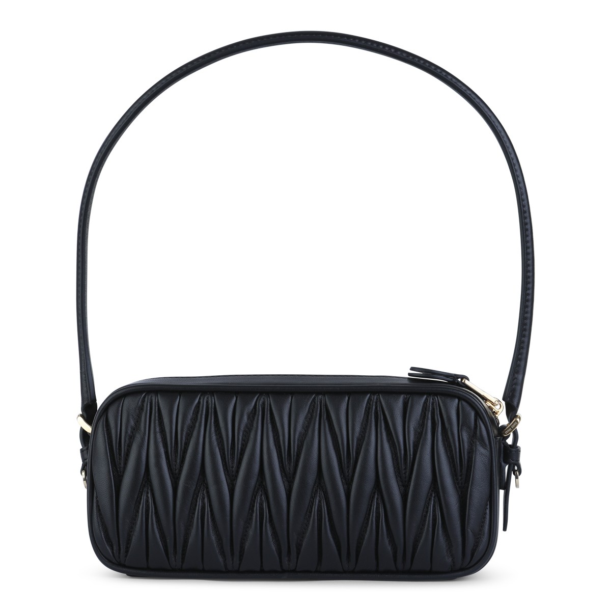 BLACK LEATHER MINI BAG