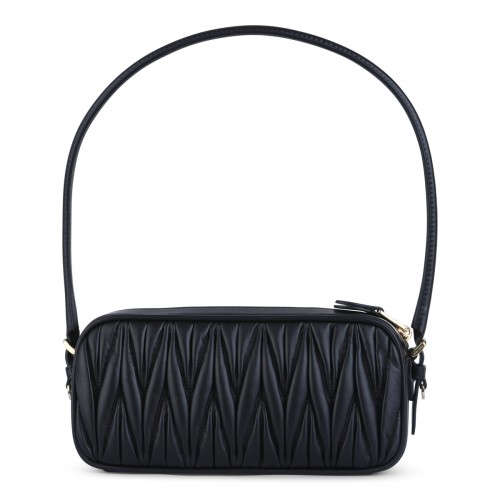 BLACK LEATHER MINI BAG