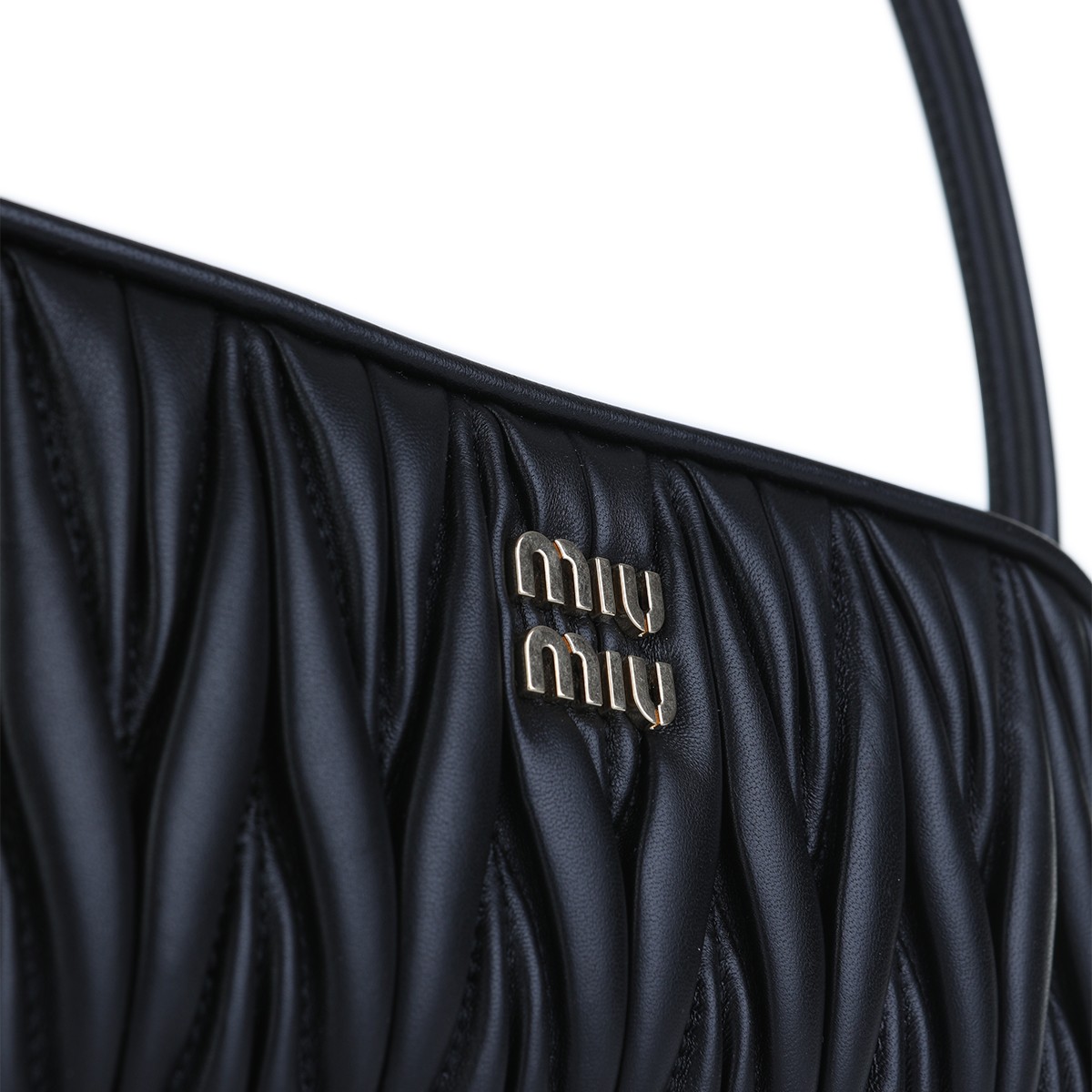 BLACK LEATHER MINI BAG