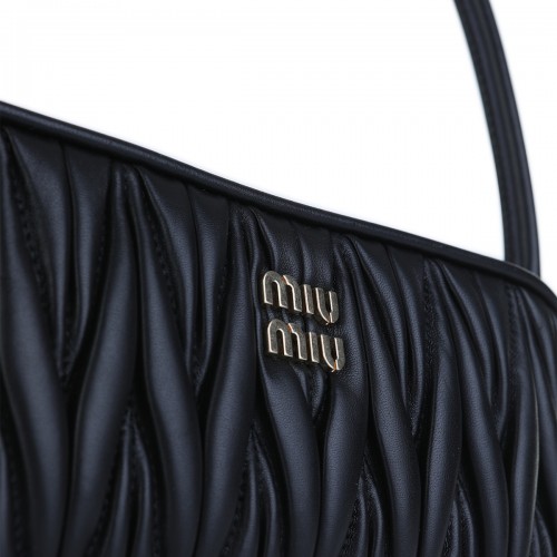 BLACK LEATHER MINI BAG