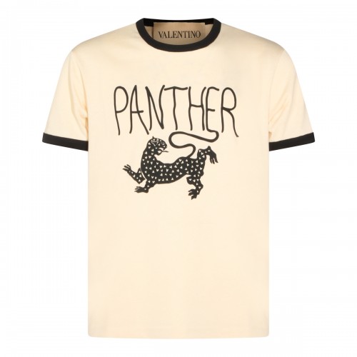 BEIGE COTTON T-SHIRT