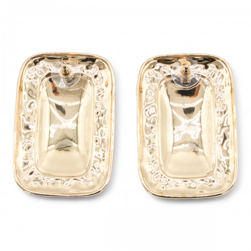 GOLD AND BLACK TONE EARRINGS