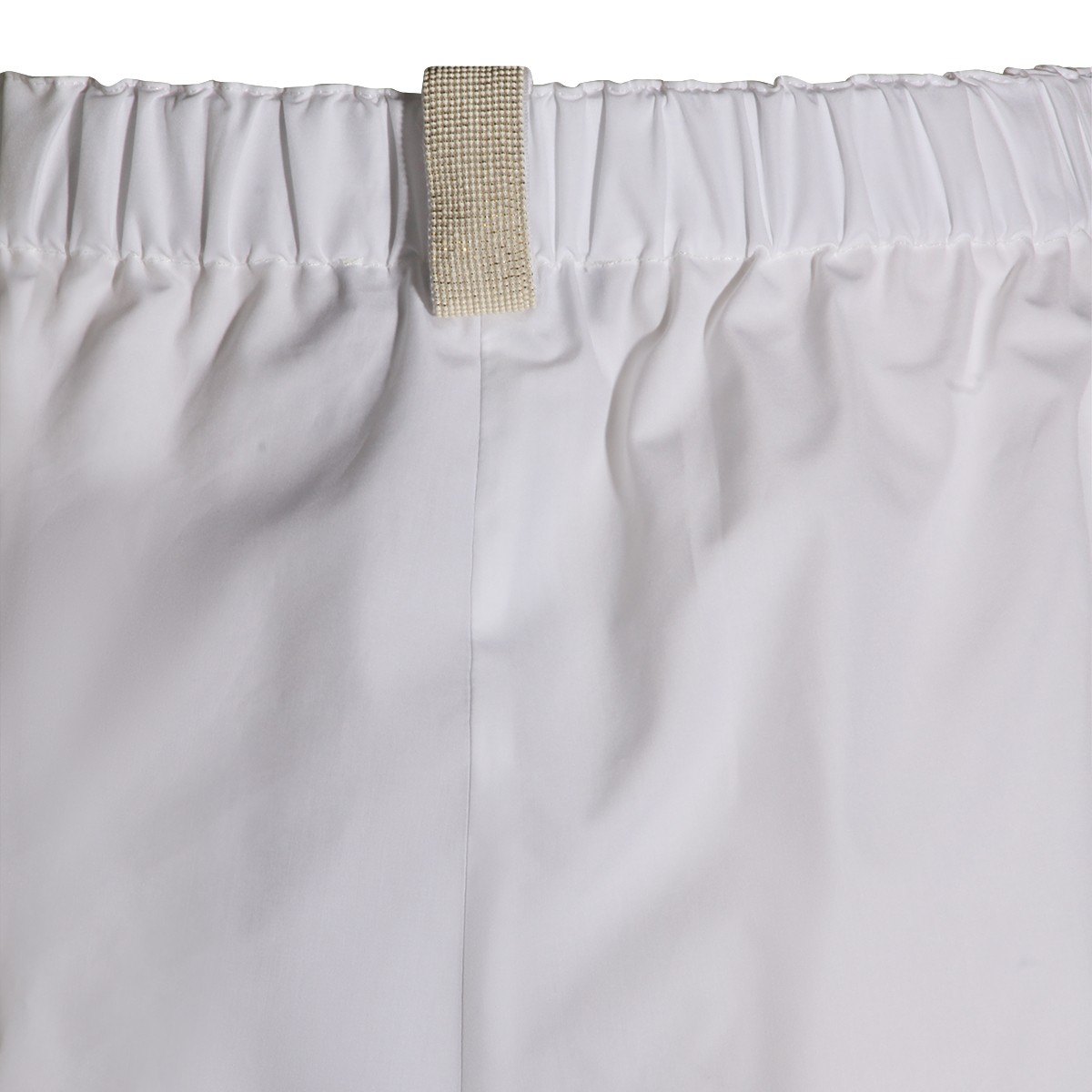 WHITE COTTON PANTS
