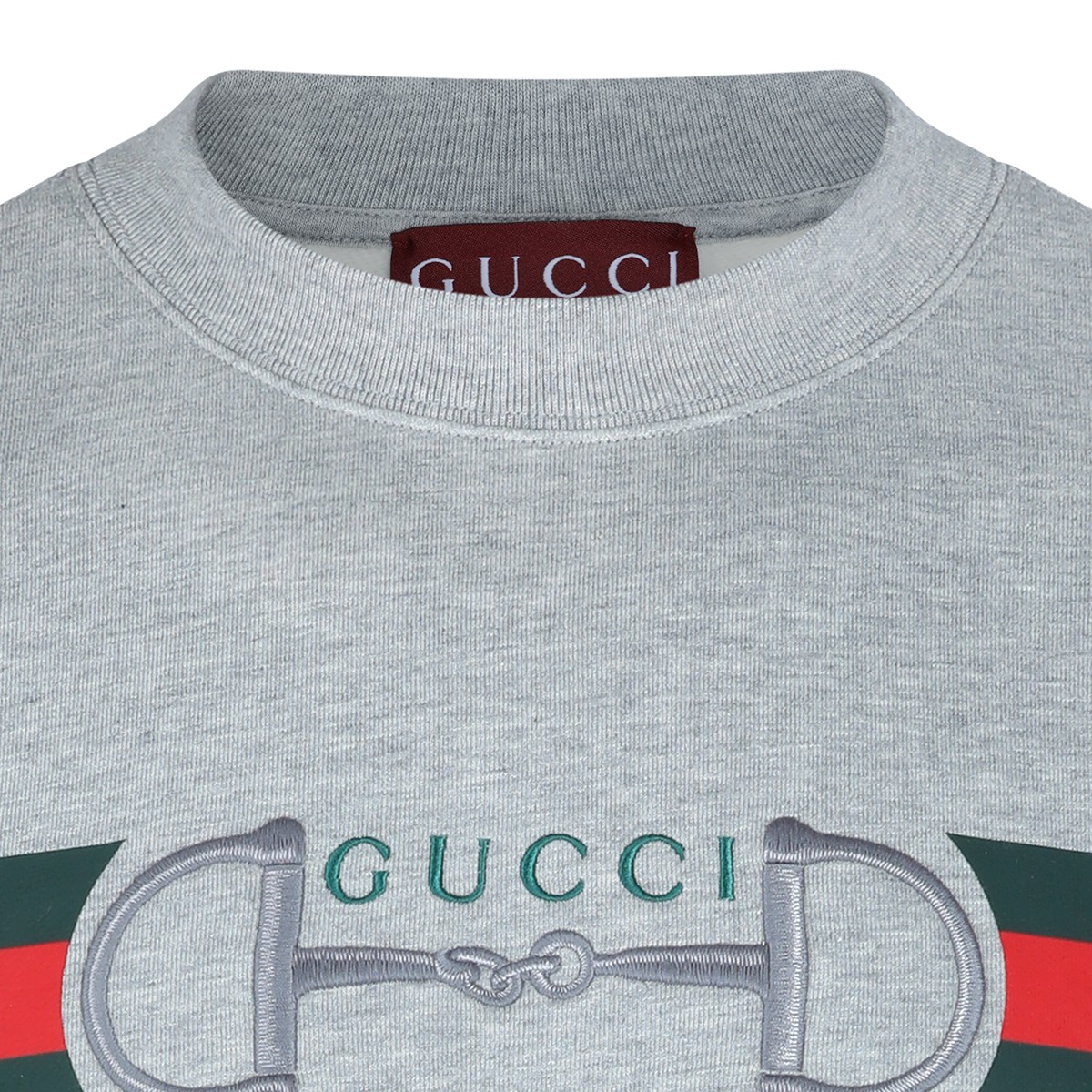 GREY COTTON SWEATSHIRT