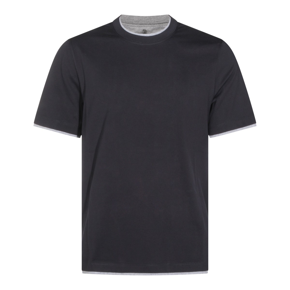 NAVY COTTON T-SHIRT