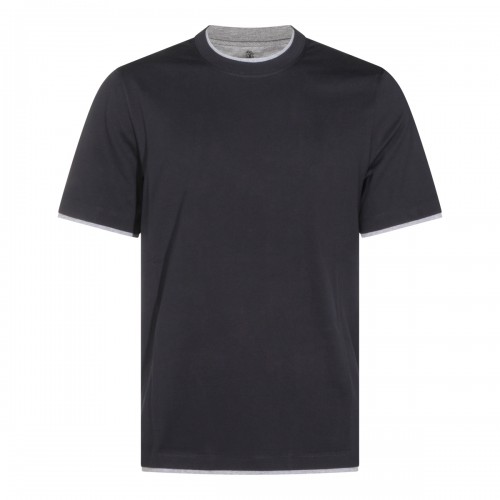 NAVY COTTON T-SHIRT