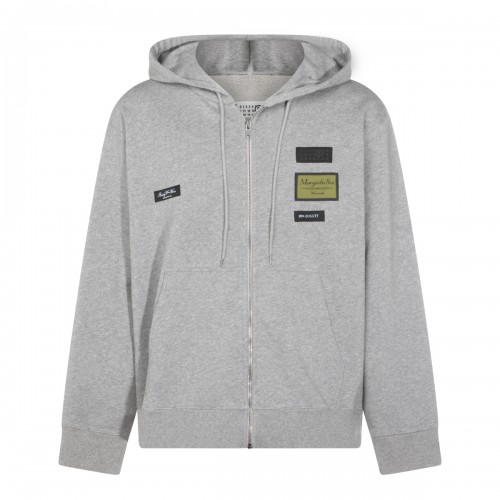 GREY COTTON SWEATSHIRT