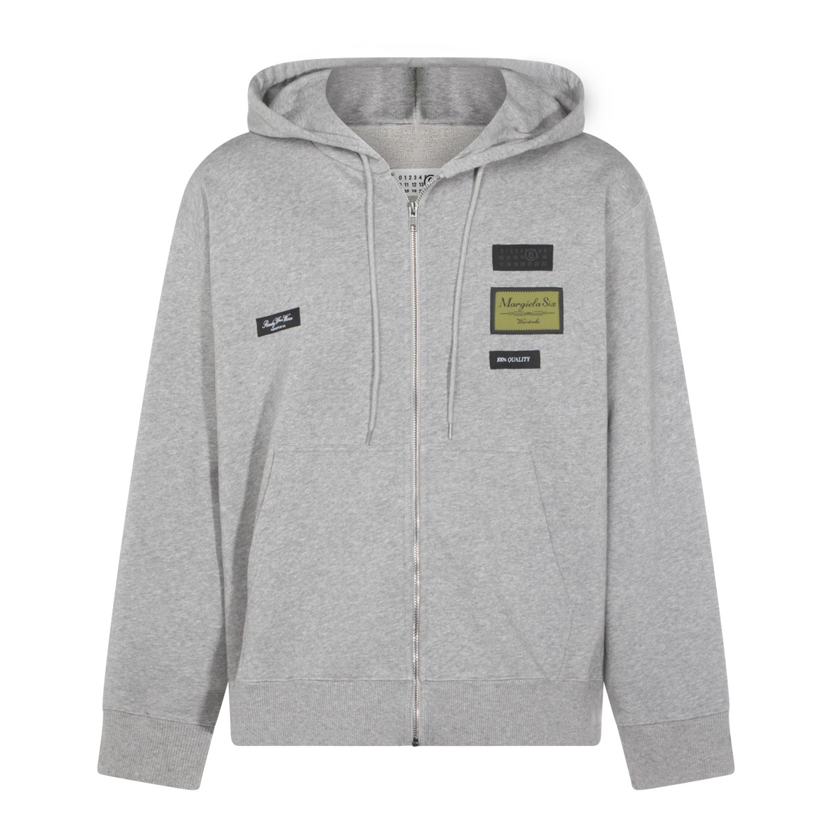 GREY COTTON SWEATSHIRT