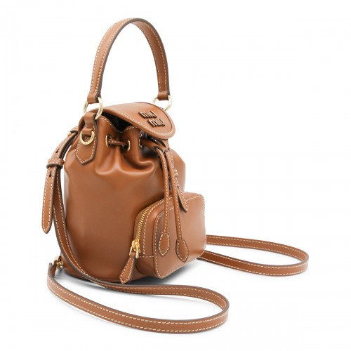 BROWN LEATHER BACKPACK 2