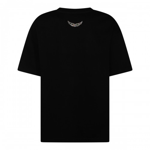 BLACK COTTON T-SHIRT 2