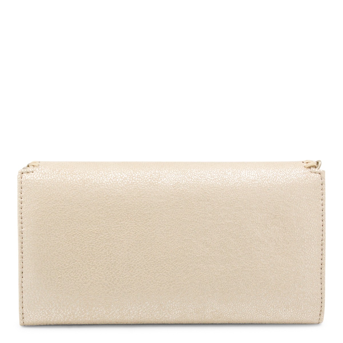 GOLD FAUX LEATHER CONTINENTAL WALLET...