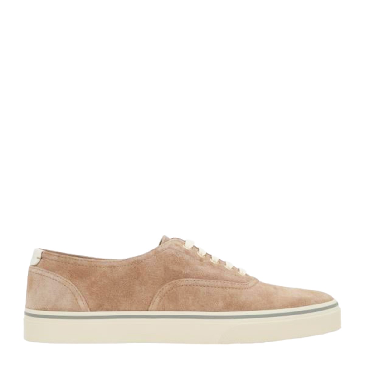 BEIGE LEATHER SNEAKERS