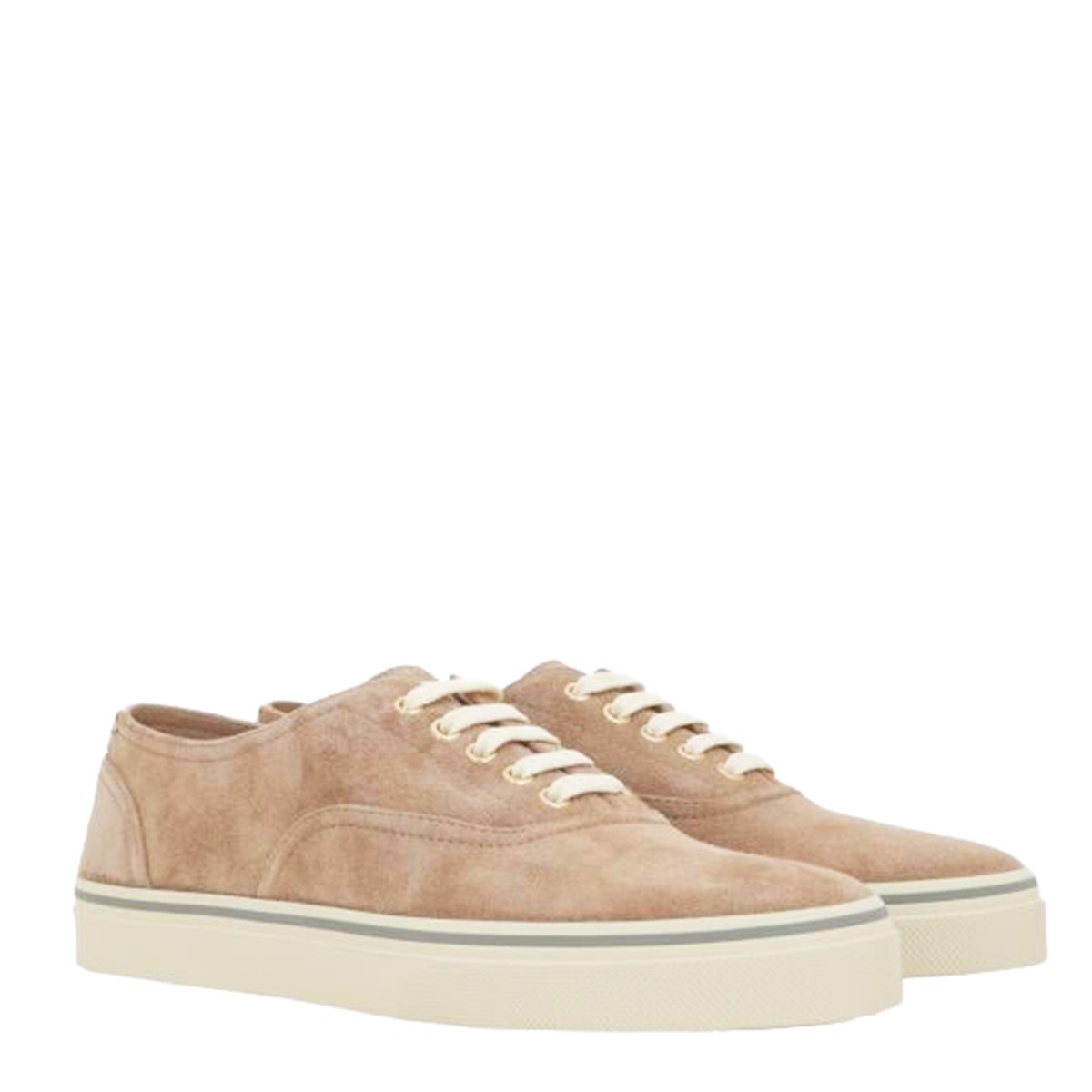 BEIGE LEATHER SNEAKERS