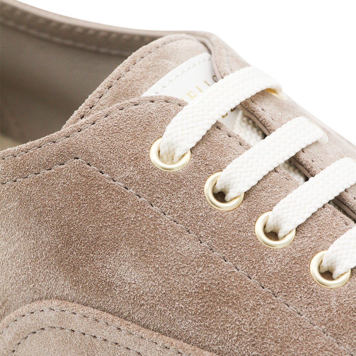 BEIGE LEATHER SNEAKERS