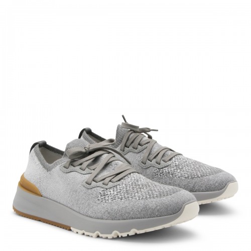 GREY KNIT SNEAKERS 2
