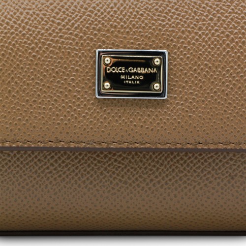 CARAMEL LEATHER SICILY SMALL TOP HANDLE BAG