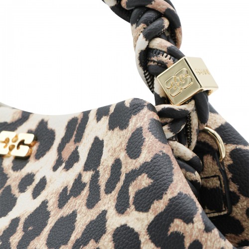 LEOPARD TOP HANDLE BAG