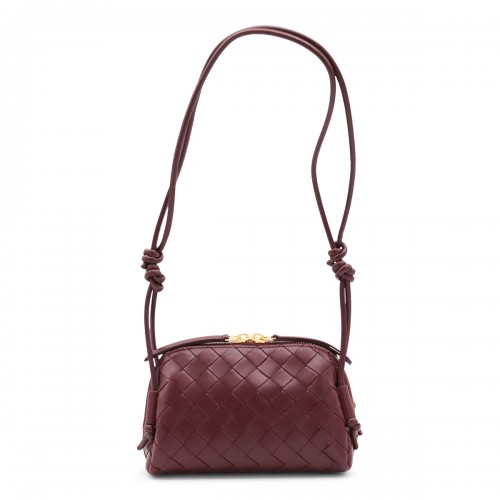 DARK RED LEATHER CONCERT POUCHE