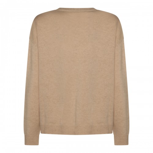 BEIGE WOOL BLEND TOP 2