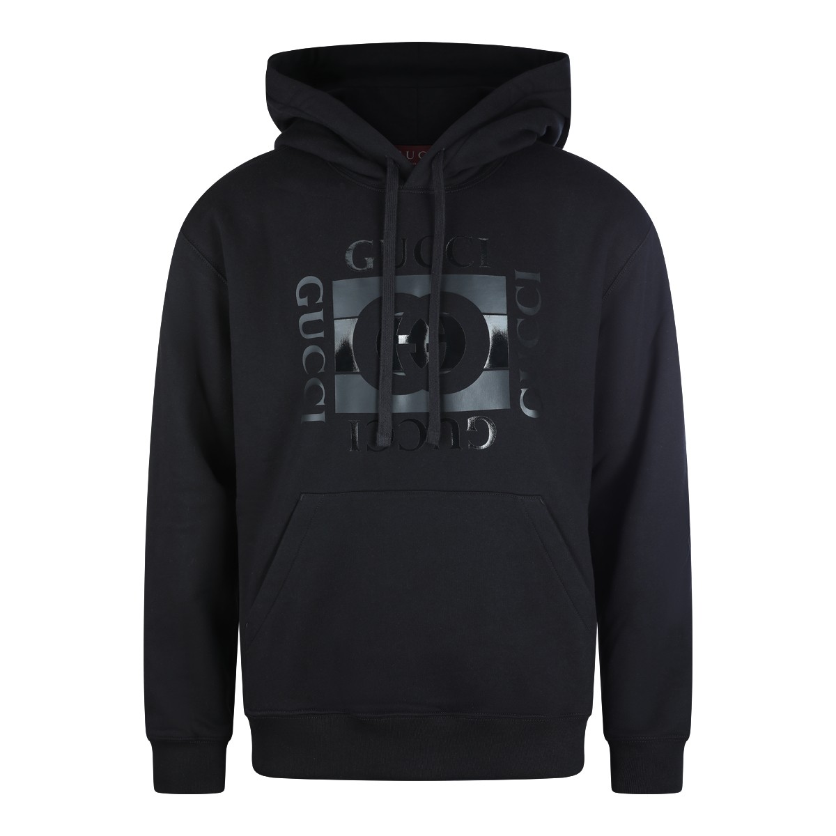 BLACK COTTON SWEATSHIRT