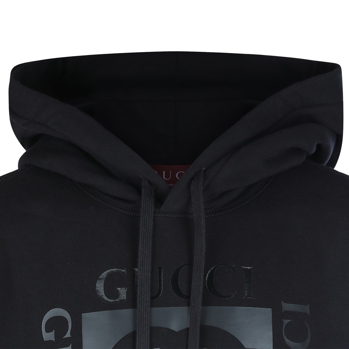 BLACK COTTON SWEATSHIRT