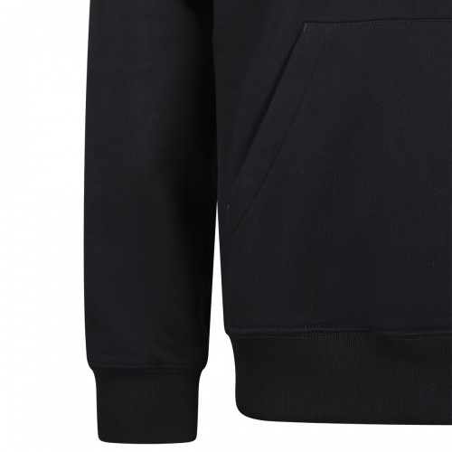 BLACK COTTON SWEATSHIRT