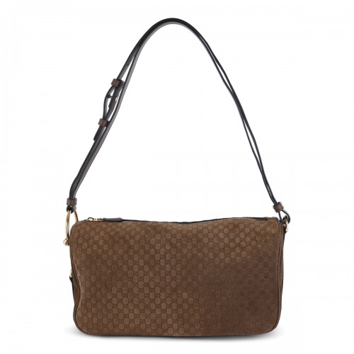 BROWN LEATHER SHOULDER BAG