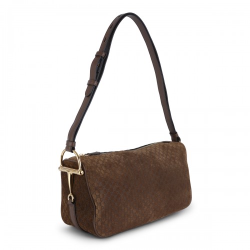 BROWN LEATHER SHOULDER BAG