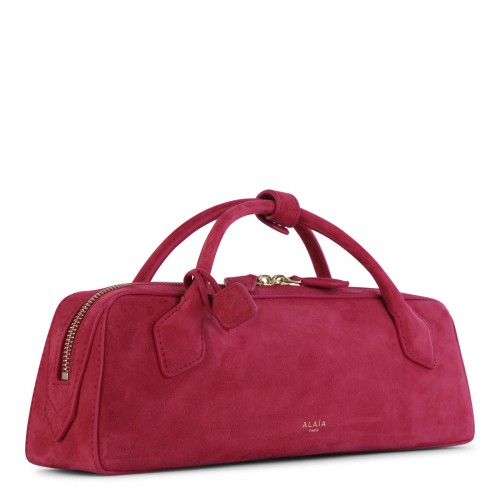 STRAWBERRY PINK LEATHER LE TECKEL CLUCTH