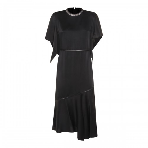 NAVY VISCOSE DRESS