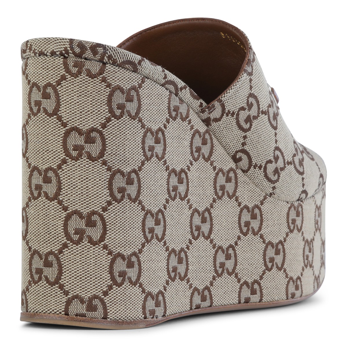 BEIGE COTTON SANDALS