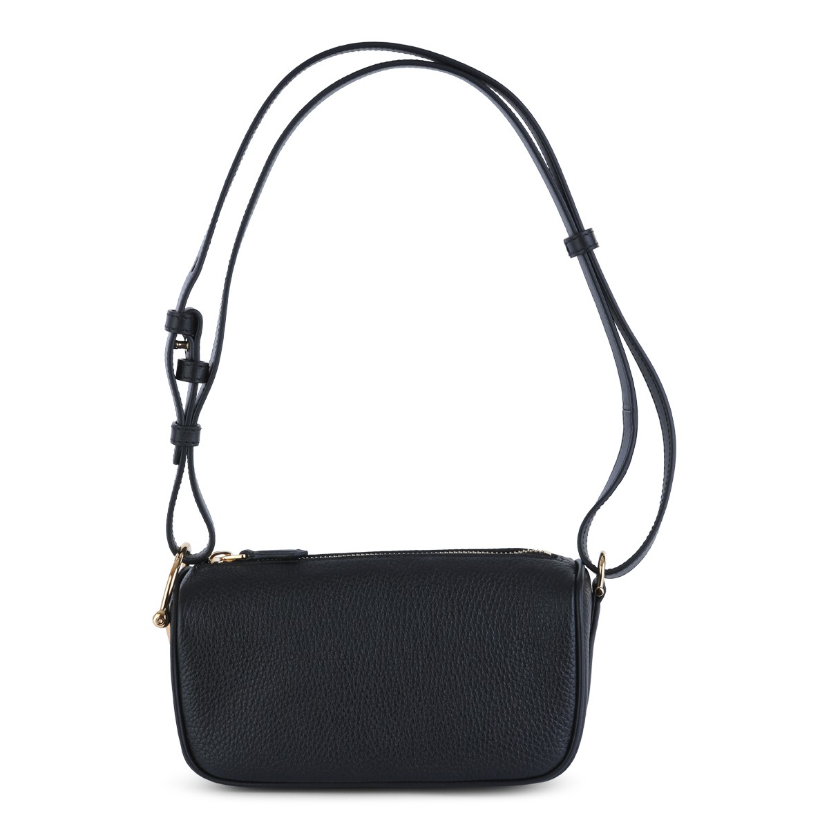 BLACK LEATHER MINI BAG
