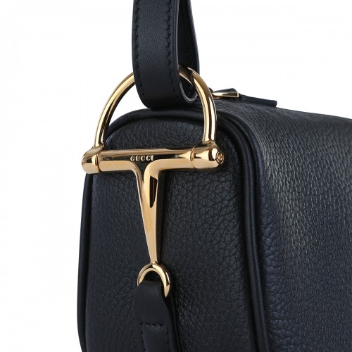 BLACK LEATHER MINI BAG