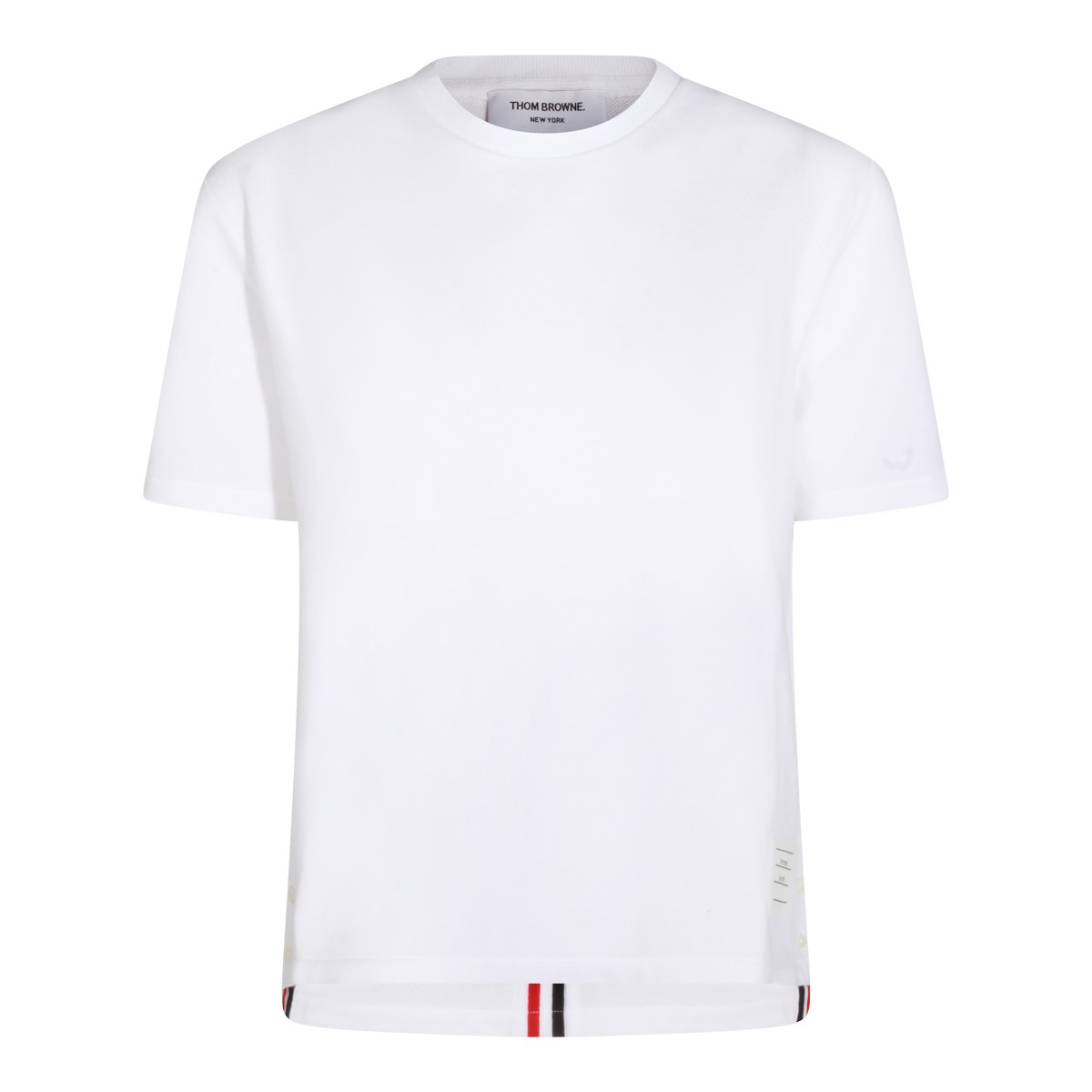 WHITE COTTON T-SHIRT
