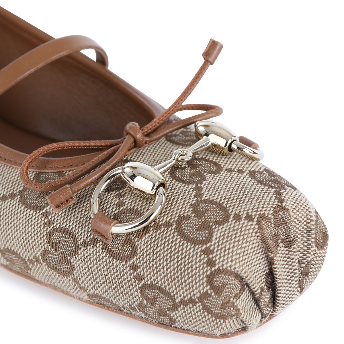 BEIGE BALLERINA FLATS