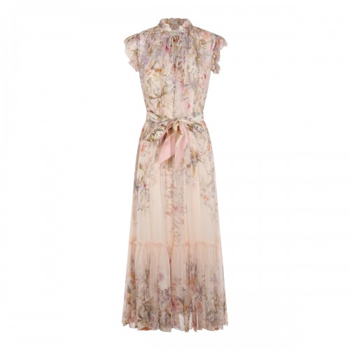 CREAM VISCOSE DRESS