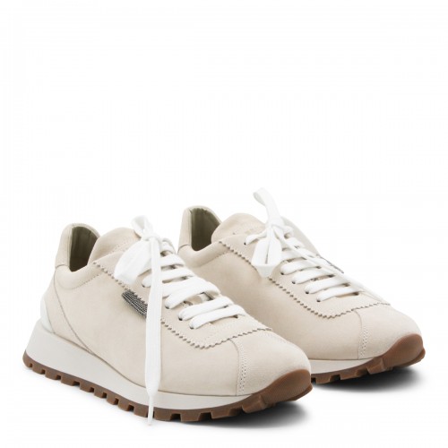 IVORY LEATHER SNEAKERS