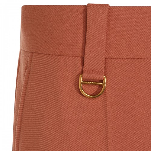 ORANGE COTTON PANTS