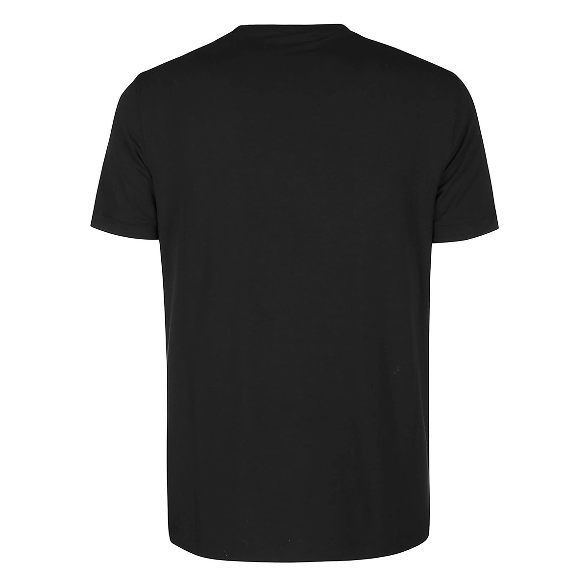 BLACK VISCOSE T-SHIRT